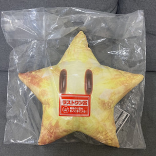 瑪利歐 一番賞 全新日版 星星抱枕 最後賞 超級瑪利歐 馬力歐/禮物 聖誕節 派對 交換禮物