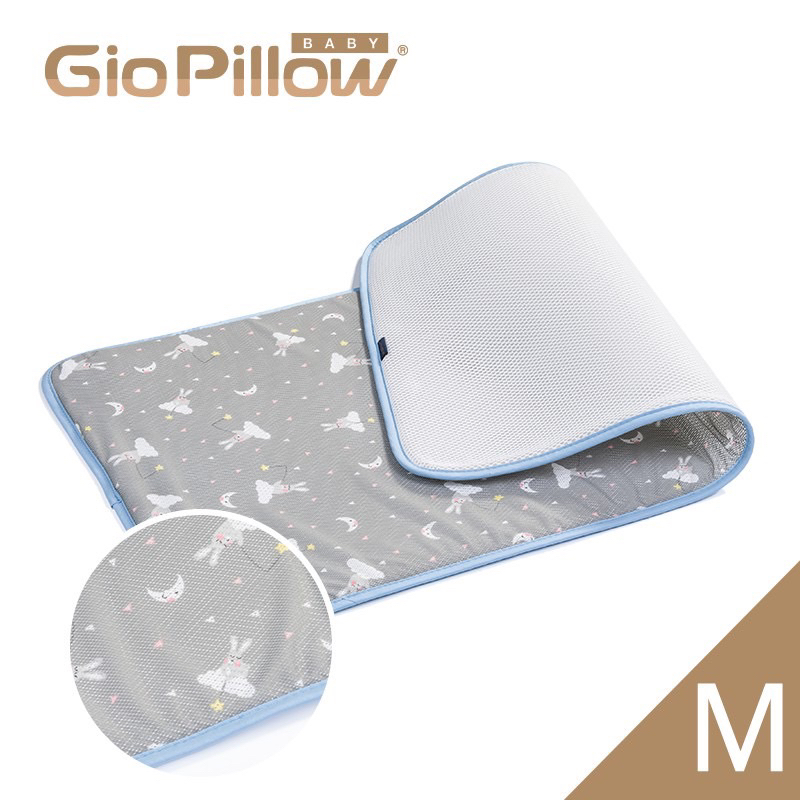 gio pillow超透氣排汗嬰兒床墊 M號 60x120cm 晚安兔兔