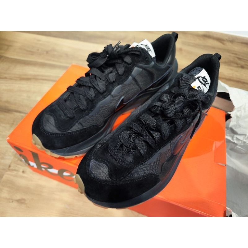 全新 Nike Vaporwaffle/ Sacai 黑色 US12