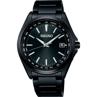 SEIKO 精工 鈦金屬太陽能電波男錶 ( 7B75-0AA0SD / SBTM333J )