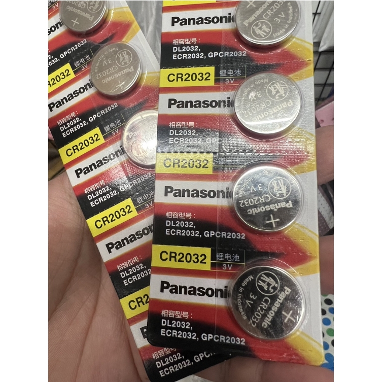 【1】Panasonic國際牌 松下CR2032鋰電池  鈕扣電池 電池 適用 米家藍牙溫濕度計2 米家無線開關