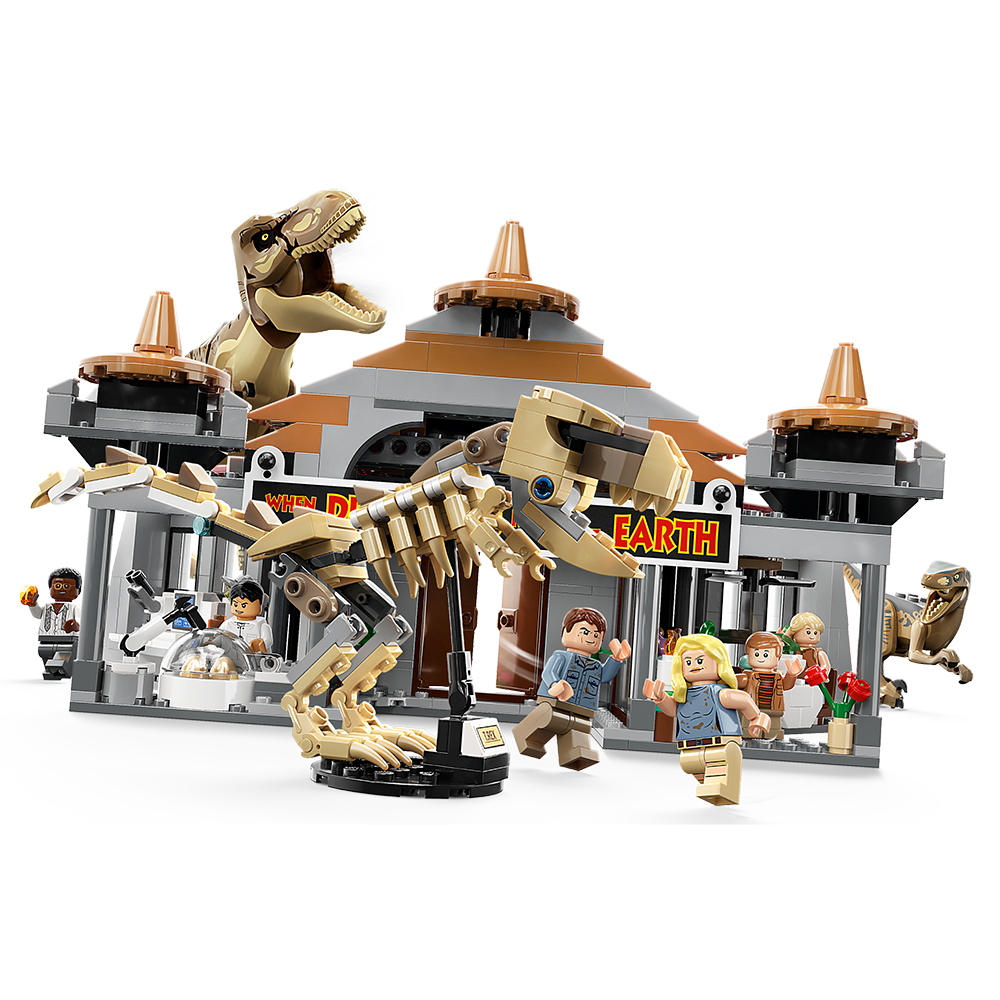 LEGO樂高 76961 Jurassic World系列 遊客中心: 暴龍與迅猛龍突擊