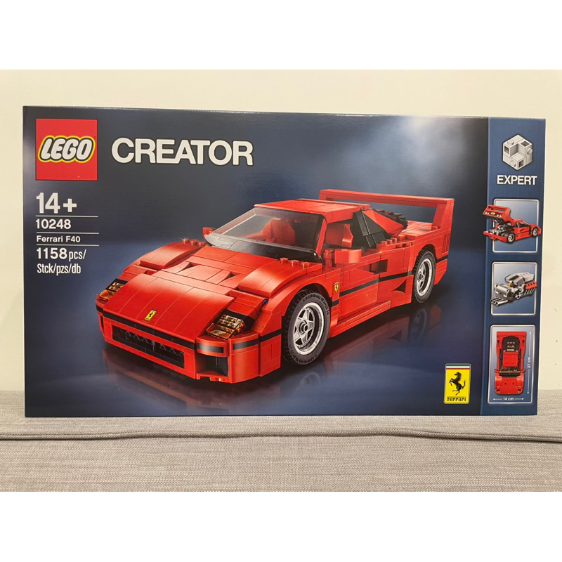 全新未拆現貨 樂高 LEGO 10248 Creator Ferrari 法拉利 F40「高雄屏東可面交」