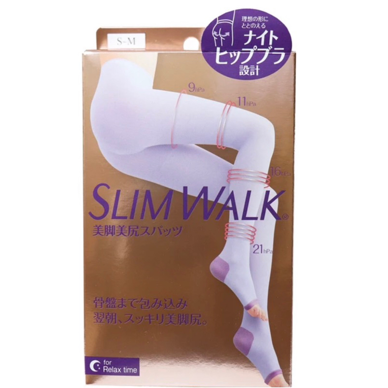 日本進口👉🏻 SLIMWALK孅伶 -4度C 超涼感 美腿襪 壓力襪(包臀)