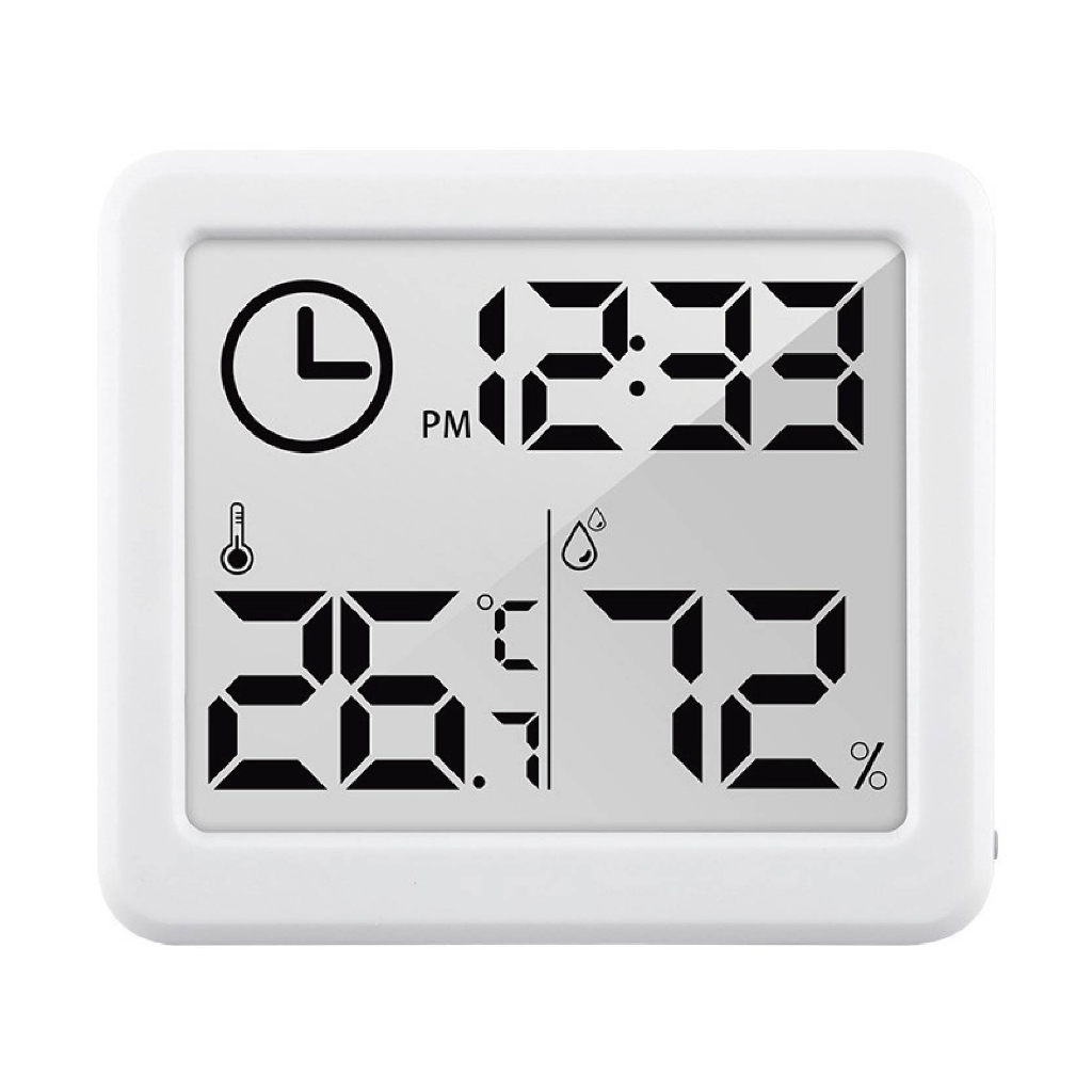 【臺灣免運】智能溫濕度計 輕薄電子時鐘 溫濕度計 電子時鐘 自動檢測濕度計 溫度濕度計 桌上型時鐘 多功能小時鐘 溫度計