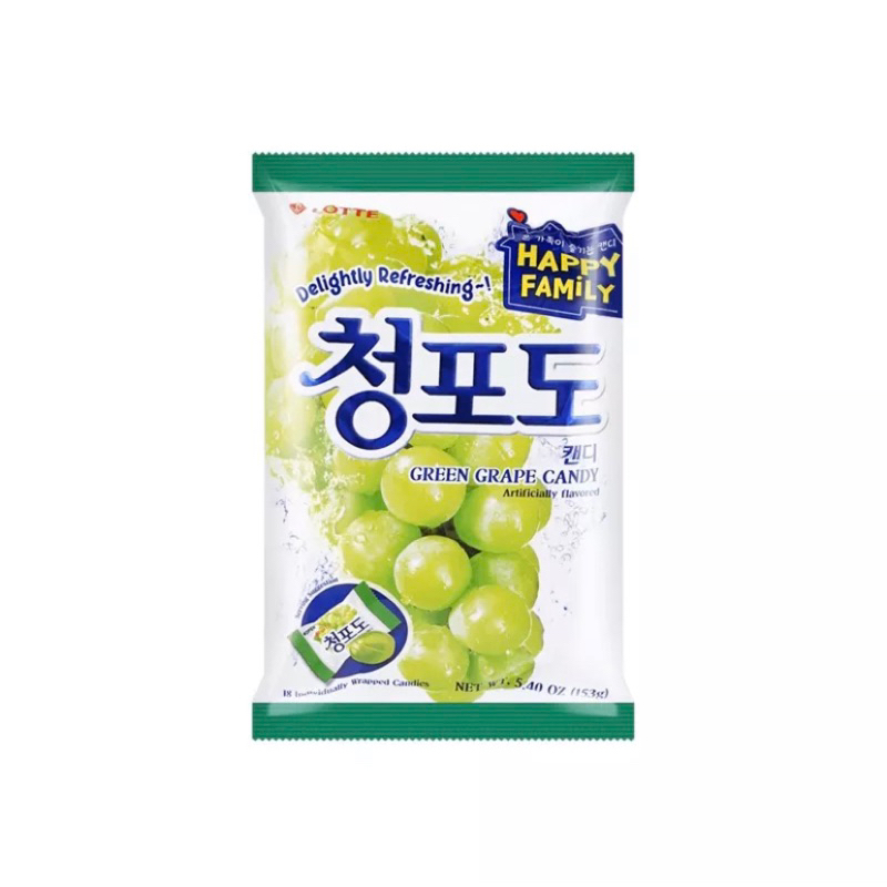 [韓國 樂天LOTTE] 青葡萄糖153g 韓國旅遊必買