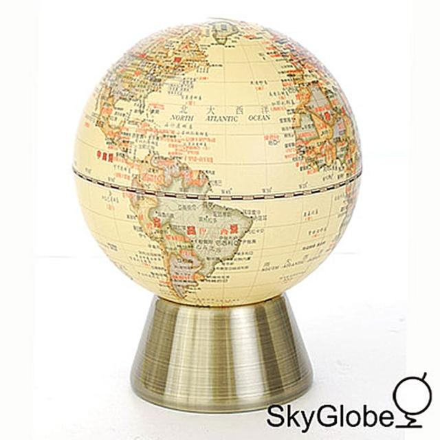 【Skyglobe】5吋仿古地球儀存錢筒(中文版)《屋外生活》擺飾 教學 地球儀 存錢桶