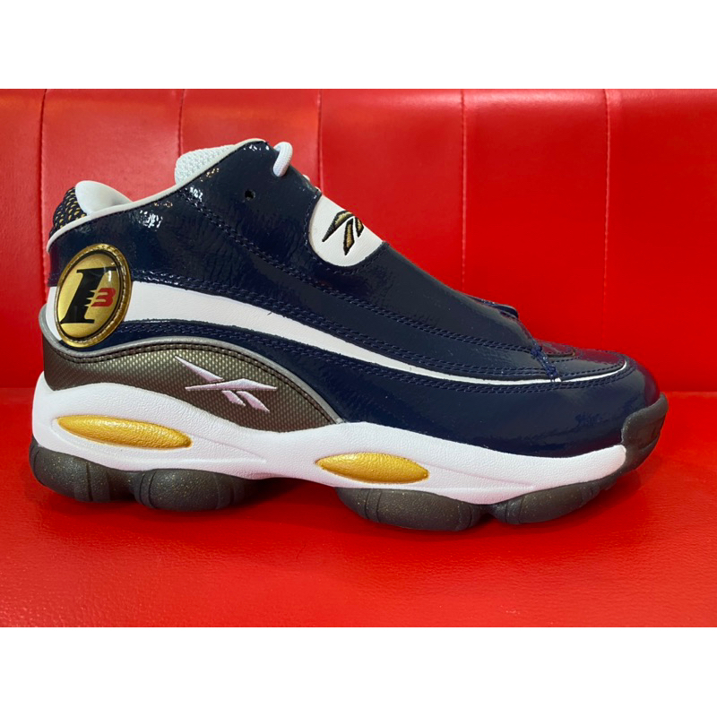 降！全新公司貨Reebok The Answer DMX 復刻 籃球鞋 深藍 漆皮 戰神 Iverson HR1061