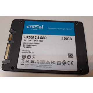 SSD 美光crucial bx500120gb