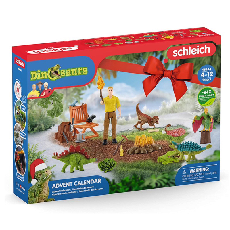 特價現貨🦖最後1盒🦖德國Schleich Dinosaur 恐龍 聖誕倒數日曆 降臨曆 聖誕節倒數禮物