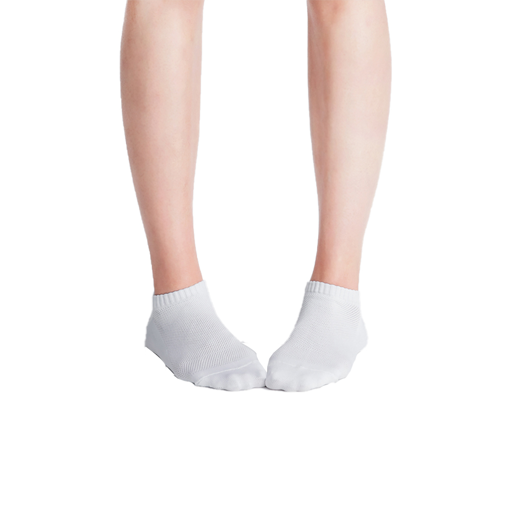 【WIWI】MIT發熱抑菌按摩船型襪(純淨白 女M-L)0.82遠紅外線 除臭抑菌 吸濕排汗 按摩襪 發熱襪