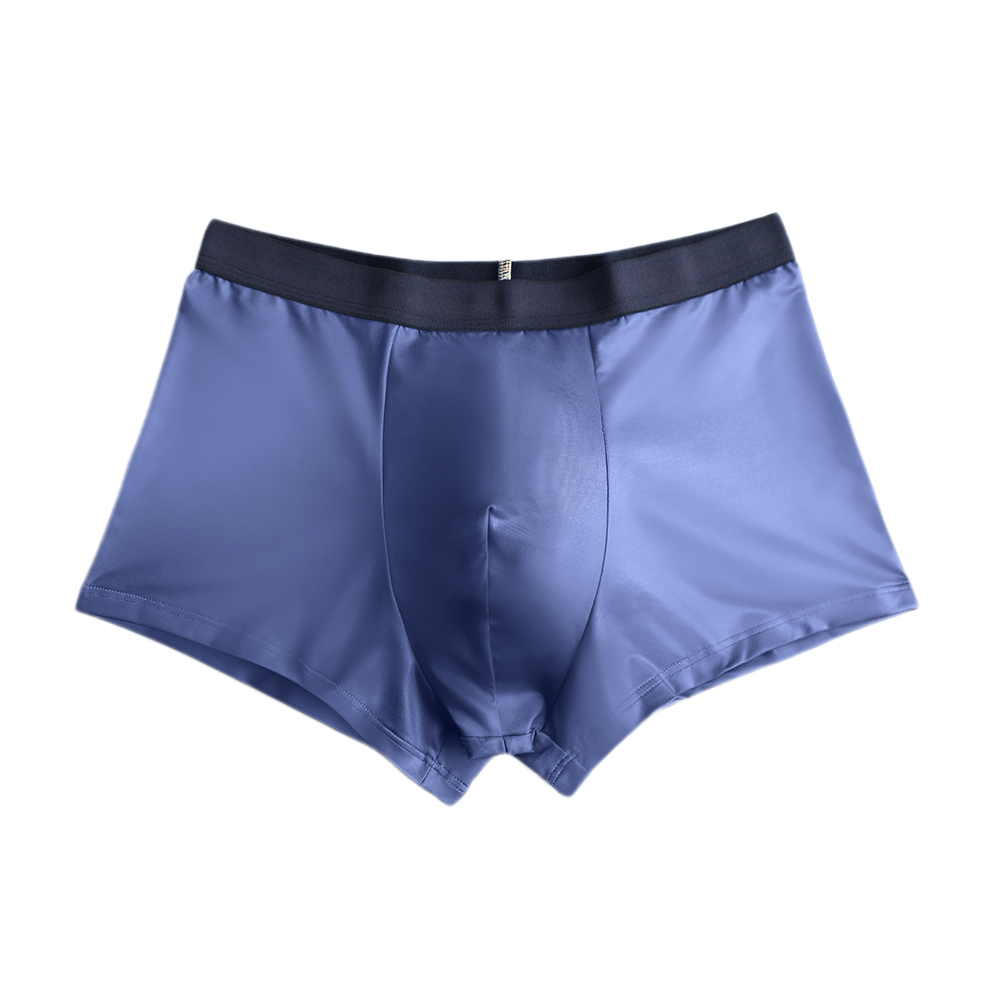 【WIWI】舒活能量男生四角內褲(琉璃藍 男M-2XL)0.82遠紅外線 抑菌內褲 吸濕排汗 保濕柔膚 數位印花
