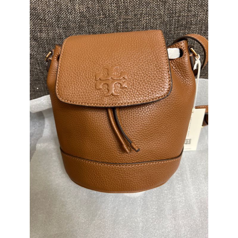 （現貨）美國代購正品Tory Burch 壓花水桶後背包