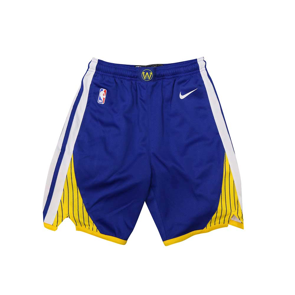 NBA 青少年球褲 勇士隊 WZ2B7BCQL-WAR 藍色