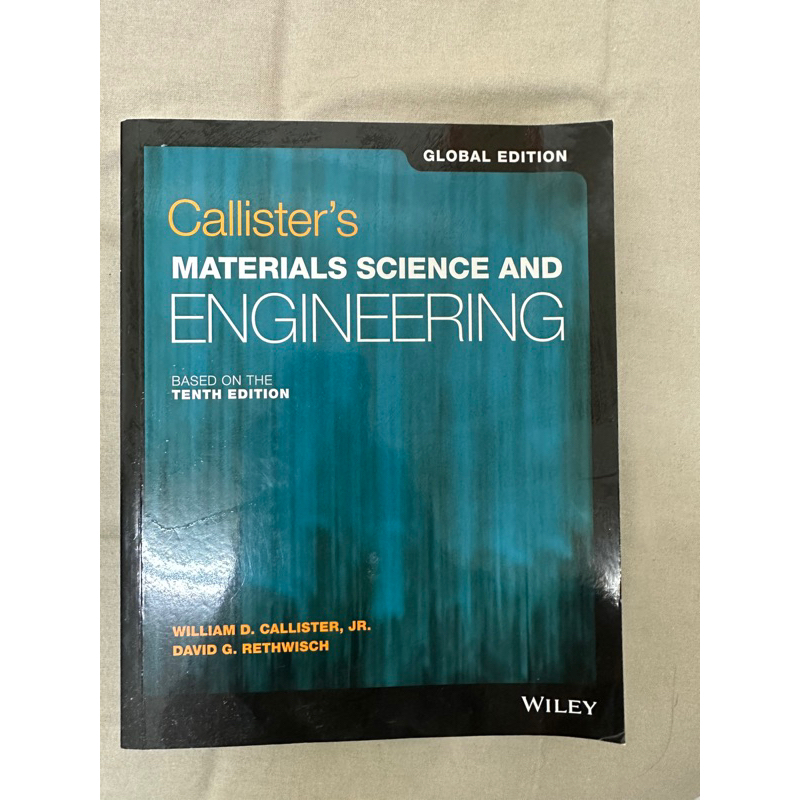 Callister's Materials Science And Engineering的價格推薦 2023年7月 比價比個夠BigGo