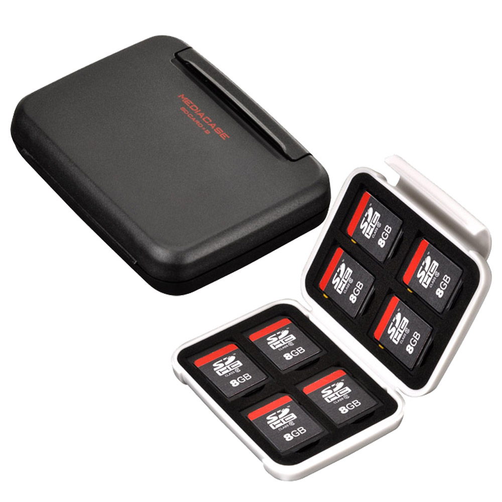 HAKUBA 兩色 PORTABLE MEDIA CASE W SD 記憶卡盒 8入 HA371406 相機專家 公司貨