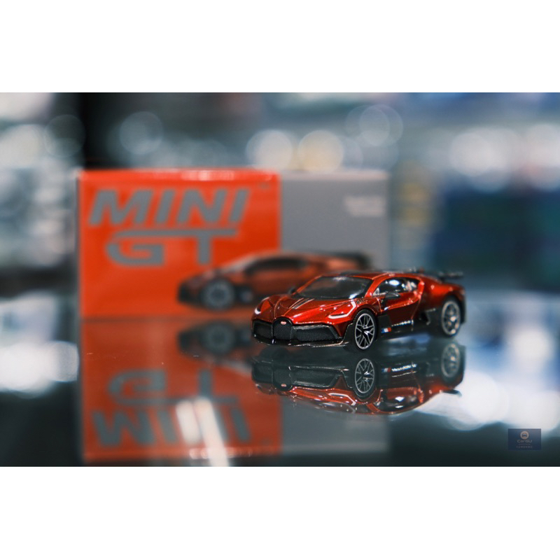 (竹北卡谷)現貨 MINI GT 1/64 #503 Bugatti Divo 金屬紅 布加迪 模型車