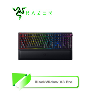 【TN STAR】RAZER 雷蛇 BlackWidow V3 Pro 黑寡婦蜘蛛幻彩版 機械鍵盤 黑寡婦 綠軸 黃軸