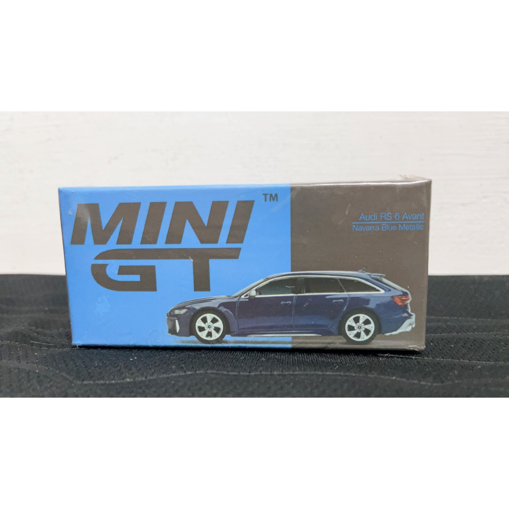 【QIYI SHOP】MINI GT 186 Audi RS6 Avant 藍