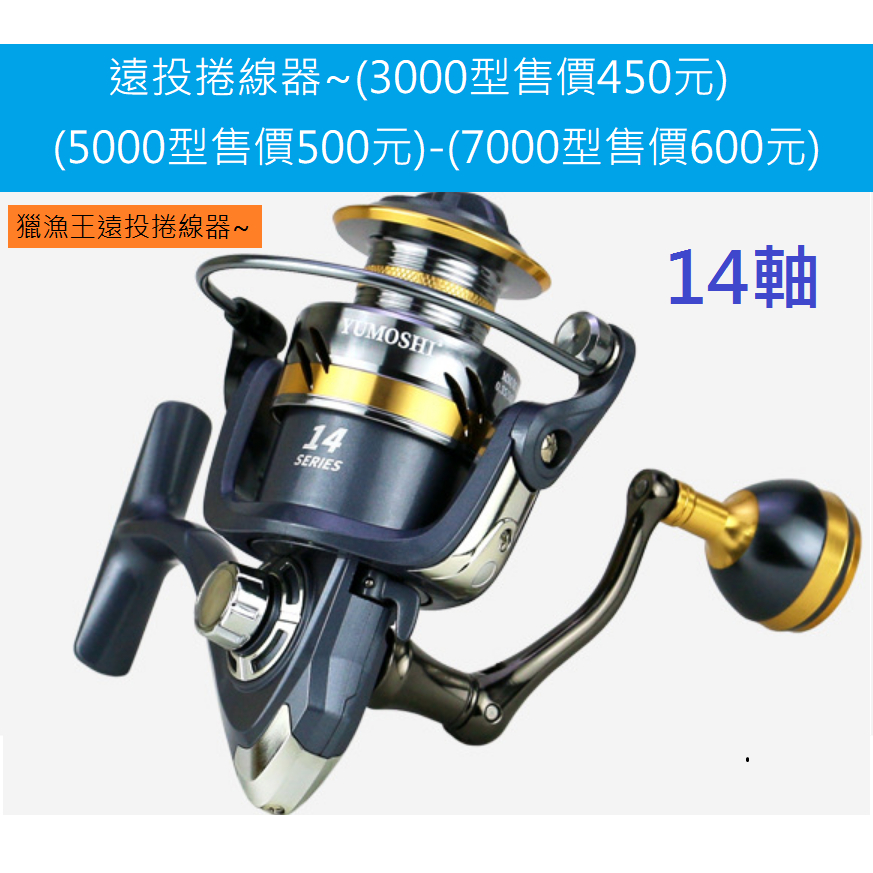 遠投捲線器~(5000型售價500元)