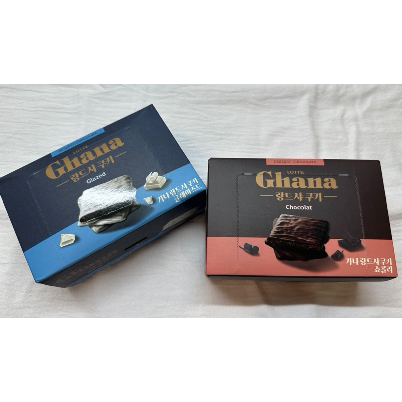 韓國Lotte Chana巧克力夾心餅乾（黑巧克力/白巧克力）