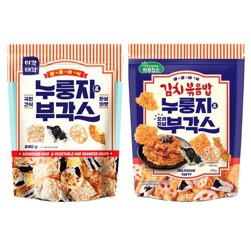 綜合鍋巴米果 鍋巴餅乾 泡菜炒飯/原味 220g 脆餅乾 進口零食 進口餅乾 韓國 韓國代購