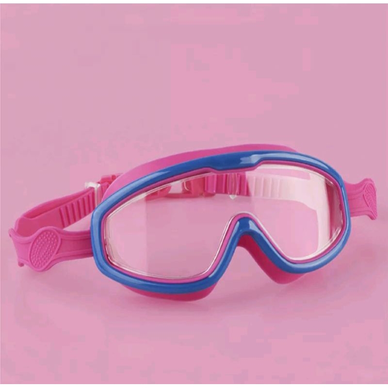 防霧防水大框兒童游泳眼鏡