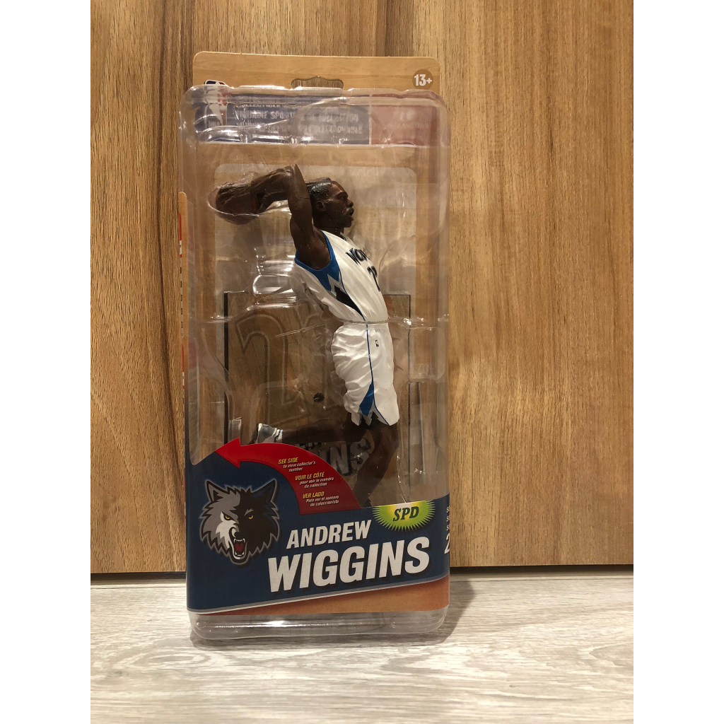 麥法蘭 McFARLANE NBA 明尼蘇達灰狼 金州勇士 Andrew Wiggins 公仔 模型 玩具