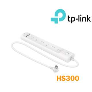 TP-Link HS300 Kasa 6開關插座3埠USB 智慧型Wi-Fi 無線網路電源延長線(線長約1米)