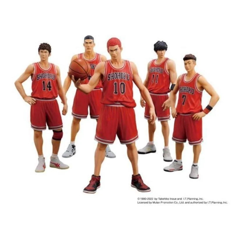 現貨~ 灌籃高手 SLAMDUNK 公仔 景品 五人套組 流川楓 櫻木 赤木 宮城 三井 正版授權 ~瓦爾茲玩具