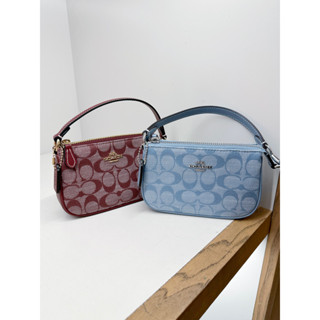 【預購】美國代購 Coach 新品 單寧 牛仔 Nolita 15 香布蕾 手拿包 手提包