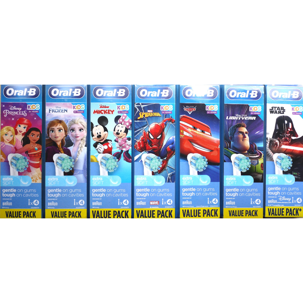 ★開發票★原廠 OralB Oral-B 兒童 刷頭 盒裝 EB10 冰雪奇緣 公主 蜘蛛人 米老鼠 巴斯光年