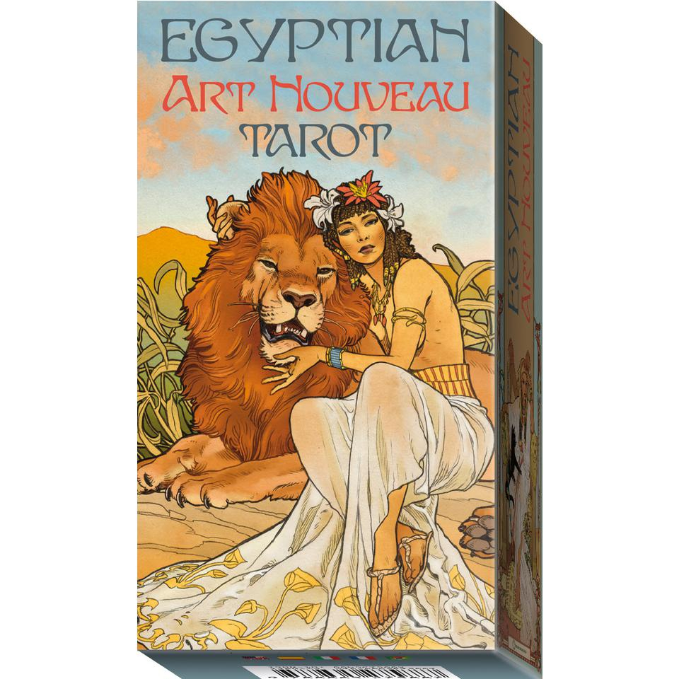 A463【佛化人生】現貨 正版 Egyptian Art Nouveau Tarot 埃及新藝術風格塔羅牌 送說明電子檔