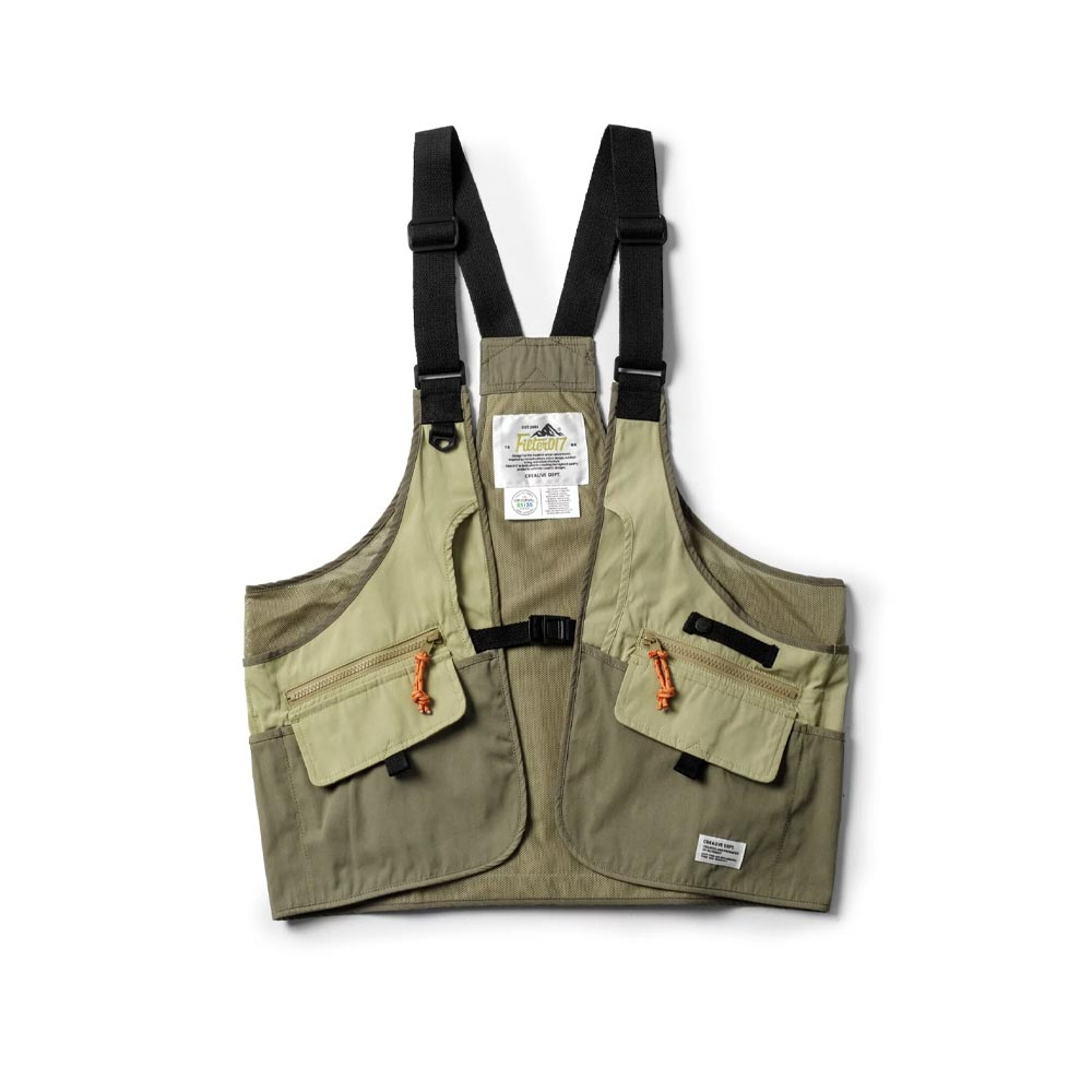 Filter017 Pockets Tactical Vest﻿ 卡其 多口袋戰術背心 H5592【新竹皇家】