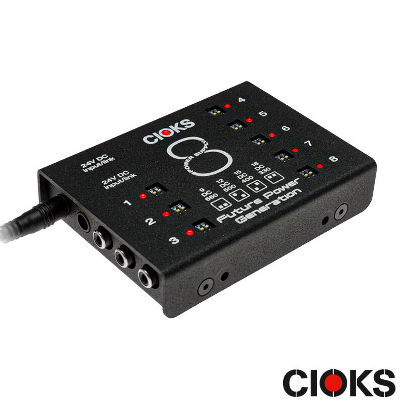 【又昇樂器】丹麥 CIOKS 8 效果器 獨立 電源供應器 擴充套件