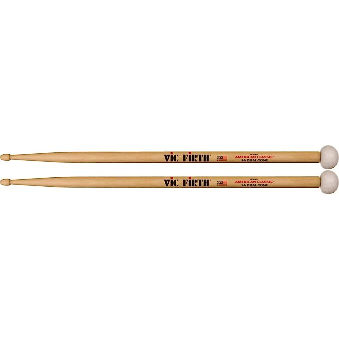 Vic Firth Dual Tone 5A DT 棉頭鼓棒