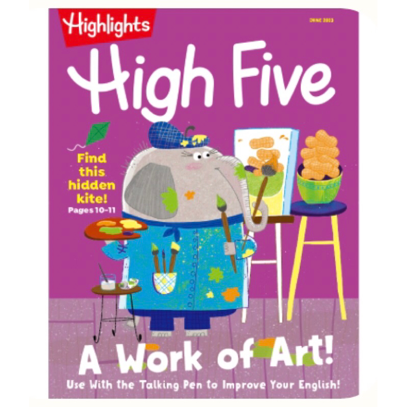 正版紙本刊物 毛毛蟲點讀Highlights high five 雜誌 過季刊