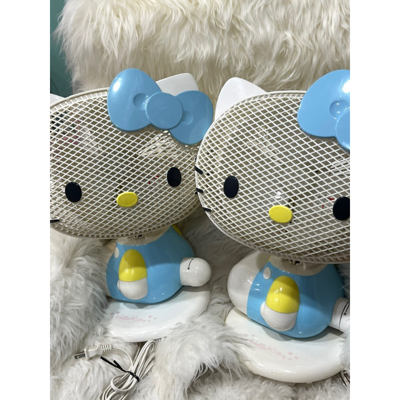 日本進口Hello Kitty藍色旋風電風扇展示品釋出