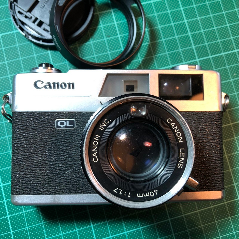 [個人收藏品]佳能QL17 canonet QL17 RF對焦底片相機