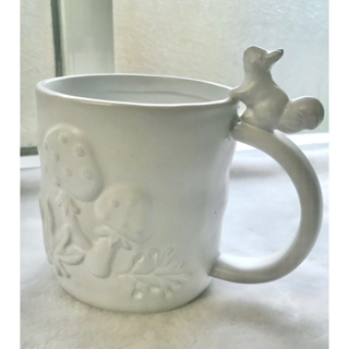 🐿️松鼠 蘑菇 馬克杯 陶瓷杯 水杯 小動物 杯子