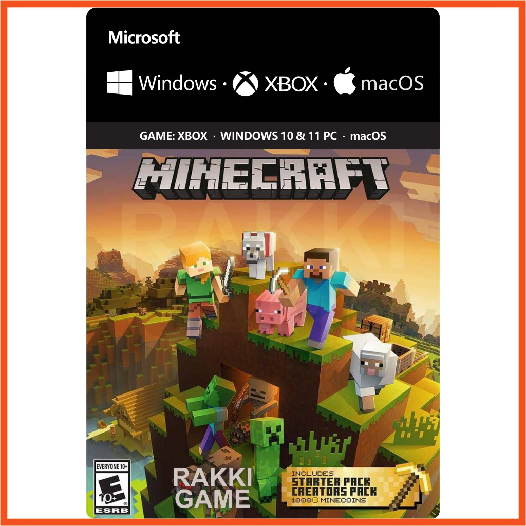 [正版序號&amp;發票] PC MAC XBOX 麥塊 當個創世神 JAVA版 中文 Minecraft 我的世界 基岩版