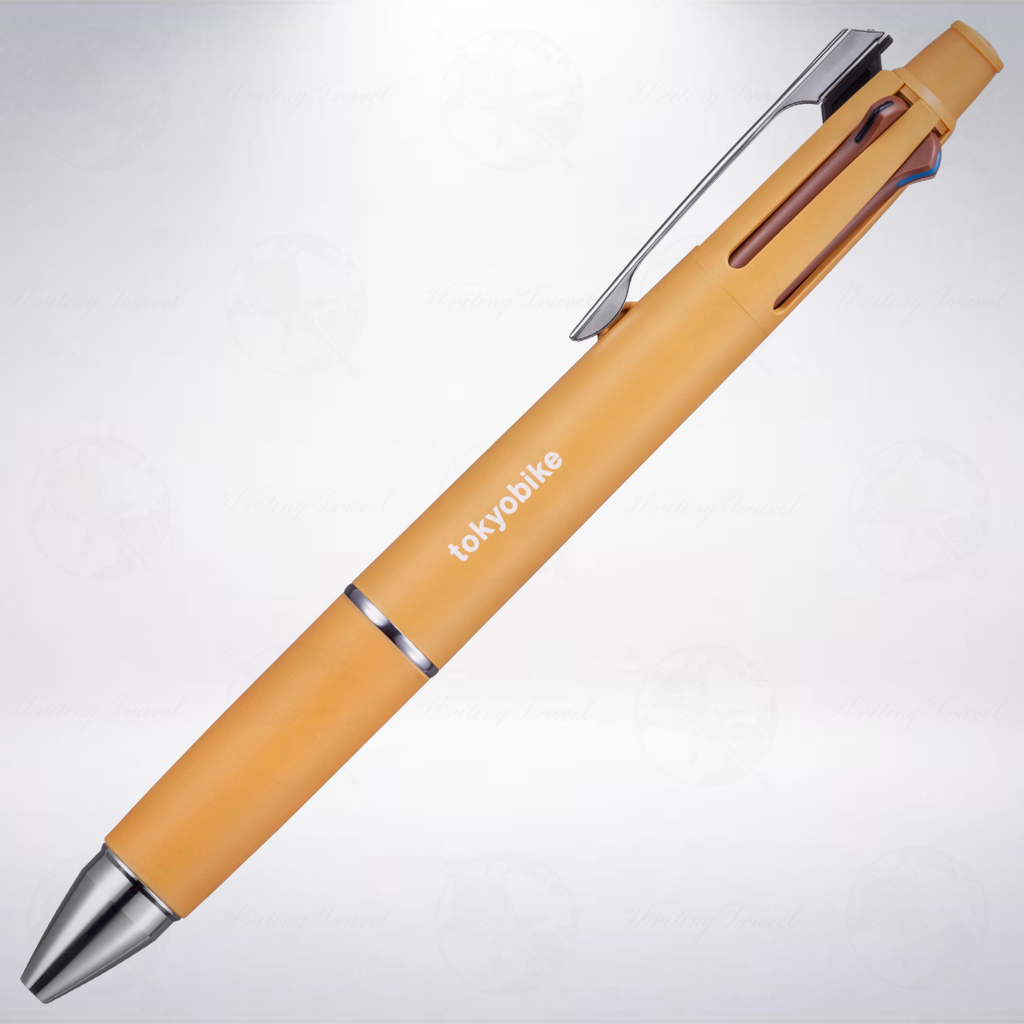 日本 三菱鉛筆 uni-ball JETSTREAM tokyobike 5機能多功能筆: 芥末黃