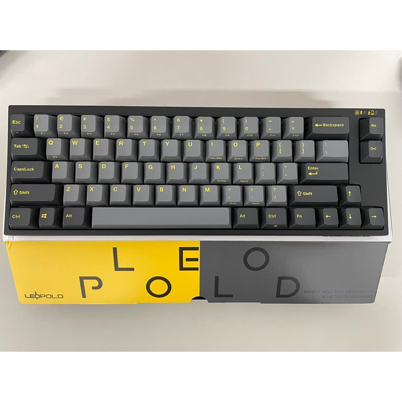 Leopold FC660MBT PD藍牙機械式鍵盤 石墨金(黃字) 紅軸英文