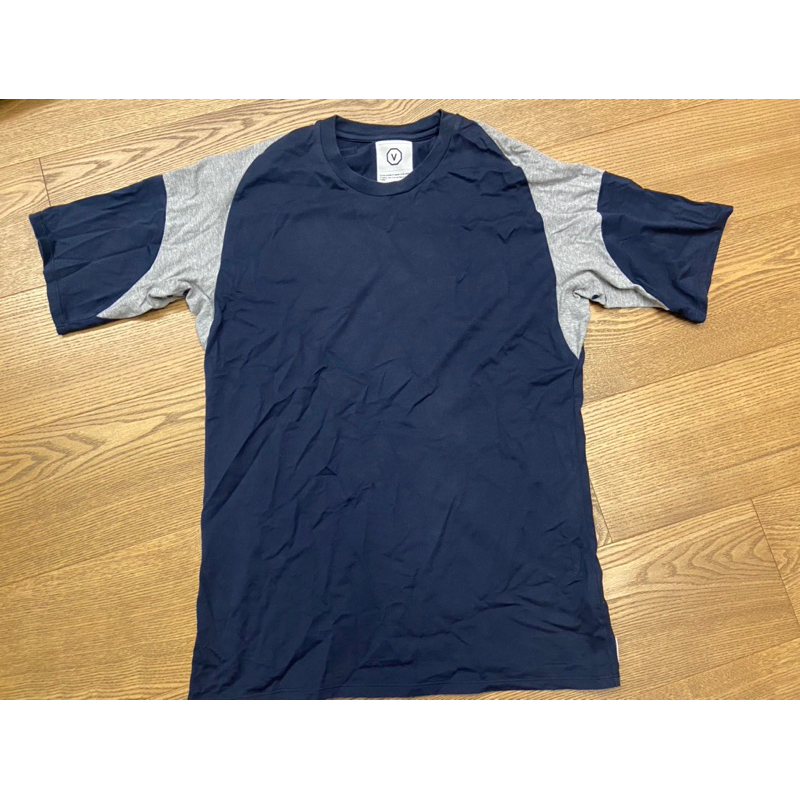 二手 visvim 短袖 tee 1號 深藍