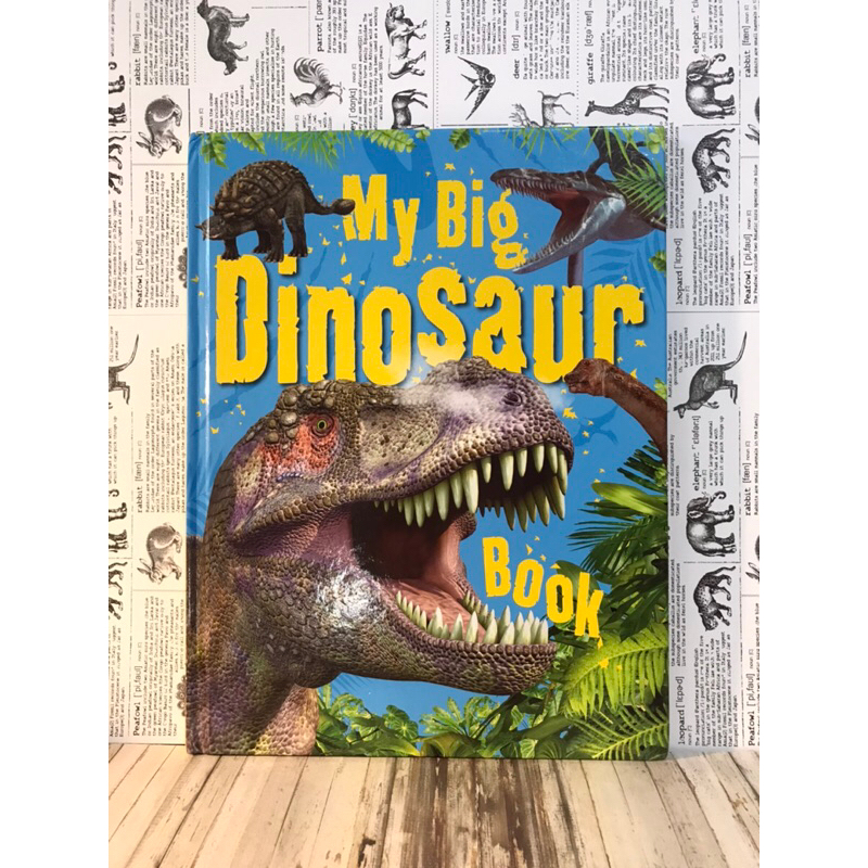 ▪️書況佳/英文繪本/繪本/童書/恐龍/my big dinosaur/恐龍迷的收藏好書/繪圖精美/購於國外