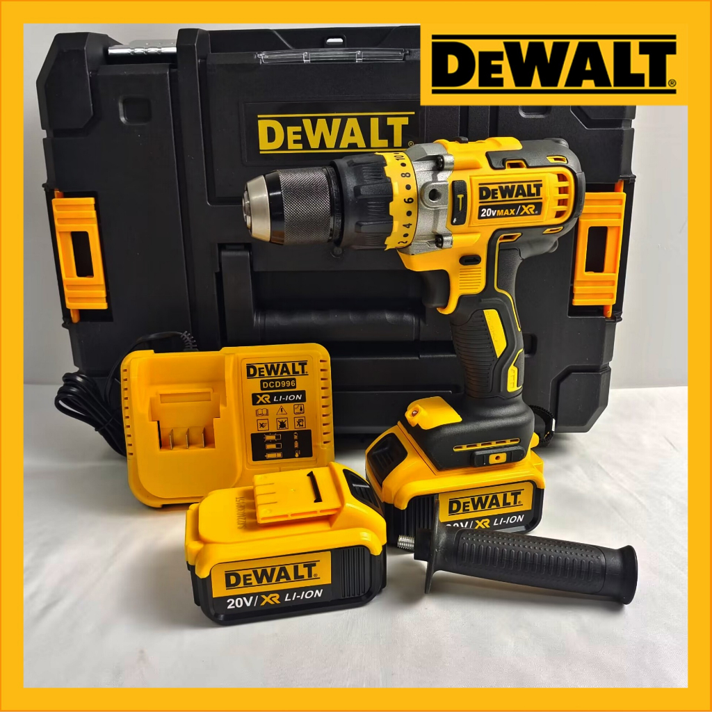 Dewalt DCD996 20V得偉頂級品質鋰電衝擊鑽13MM無刷充電式家用多功能電鑽轉速三段扭力11段無刷衝擊