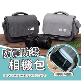 相機包 Canon攝影包 單眼相機包 微單眼 EOS 類單眼 防水 M50M6M100 復古文藝 一機二鏡 側背包