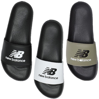 New Balance拖鞋 50 D 男女鞋 休閒 LOGO 休閒輕量 緩衝黑 SUF50BK1 綠 SUF50TC1