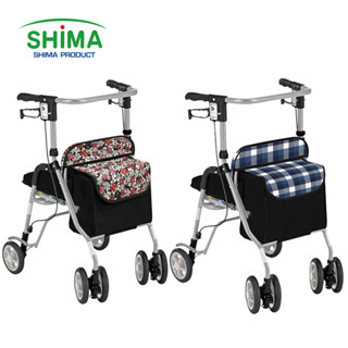 【耆妙屋】日本SHIMA SYMPHONY SP 助步散步車-老人推車 四輪散步 外出防摔倒 買菜車 銀髮手推車 助行