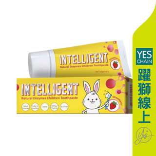 【躍獅線上】INTELLIGENT因特力淨 兒童酵素牙膏-草莓 40g